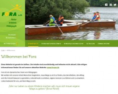 Webseite FORA e.V.