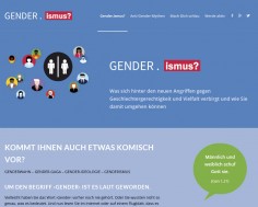 Webseite 'Gender.ismus'