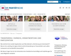 Webseite Der PARITÄTISCHE Bremen